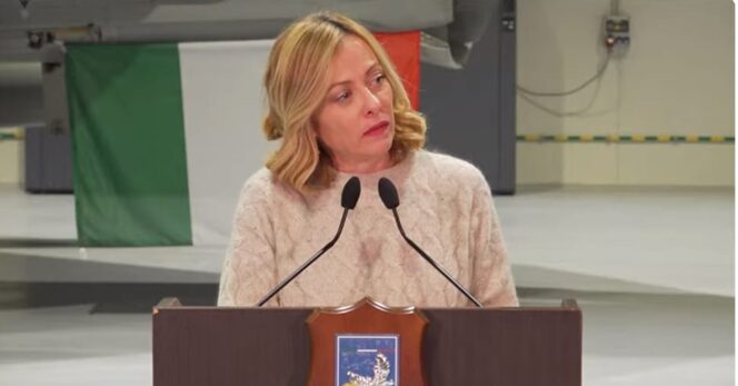 Giorgia Meloni In Visita A Iauliai Per Sostenere Il Contingente