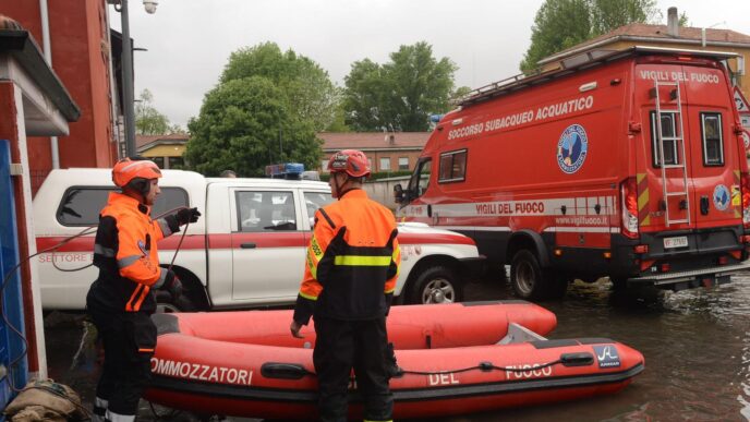 Record di pioggia a Milano