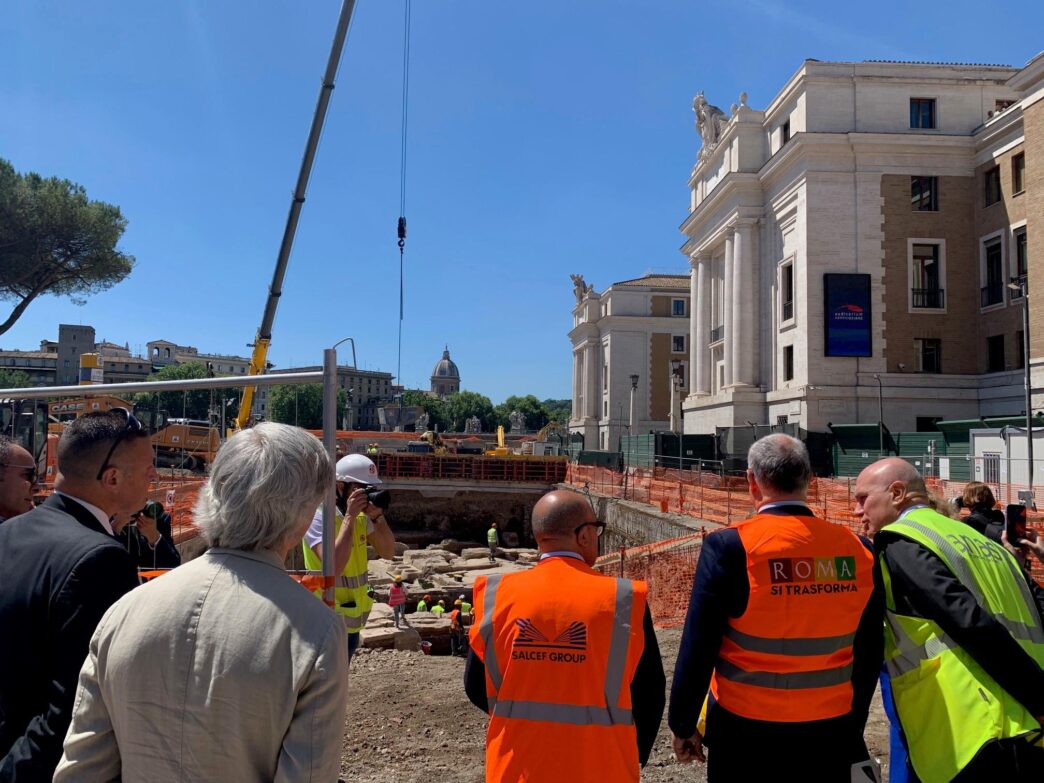 Archeologia a Piazza Pia Rico