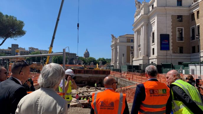 Archeologia a Piazza Pia Rico