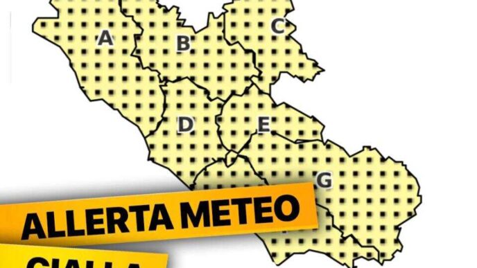 Emergenza meteo allerta giall