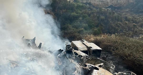 Grave incendio nella zona di T