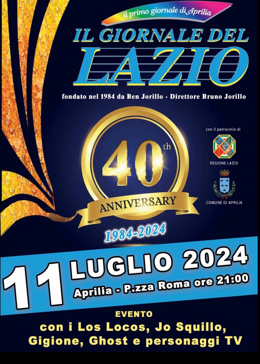 Il Giornale del Lazio 40 anni