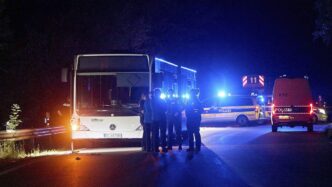 Aggressione su autobus a Siege