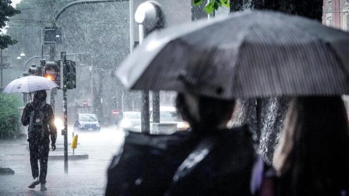 Allerta meteo gialla in FVG t