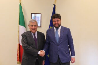 Antonio Tajani a Viterbo un e