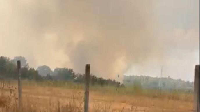 Incendi A Roma Maxi Rogo Di S