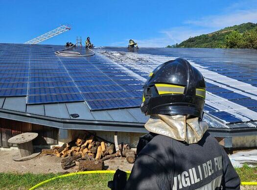 Incendio A Gardolo Di Mezzo V