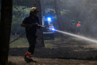 Incendio A Monte Mario Le Ope