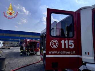 Incendio alle acciaierie venet