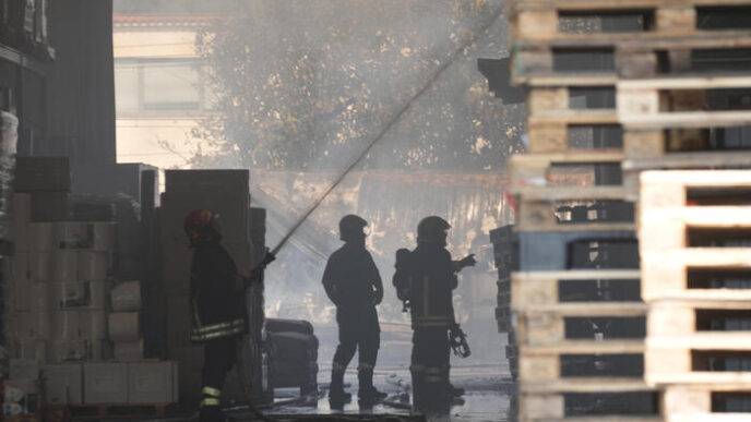 Incendio devastante a Pozzuoli