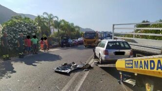 Incidente stradale a Sperlonga