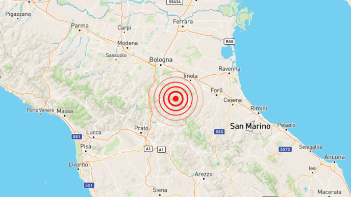 Terremoto di magnitudo 3.9 sco