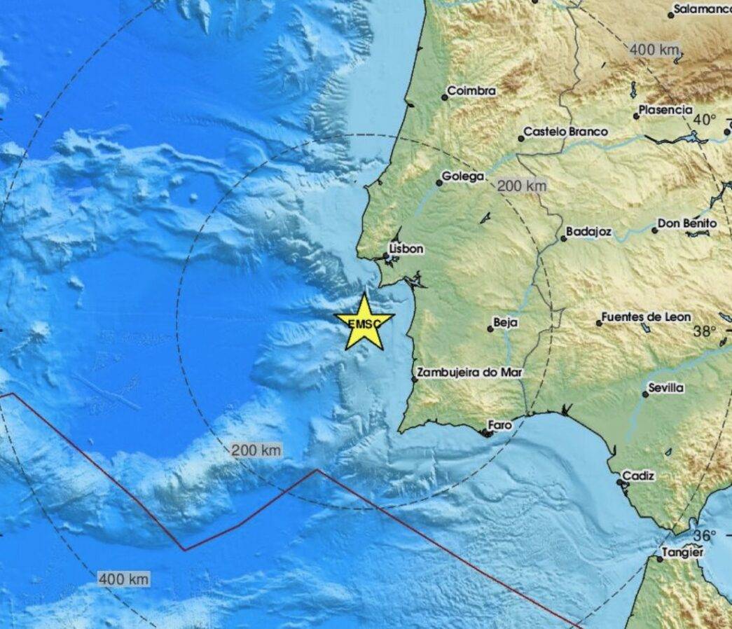 Terremoto di magnitudo 5.4 col