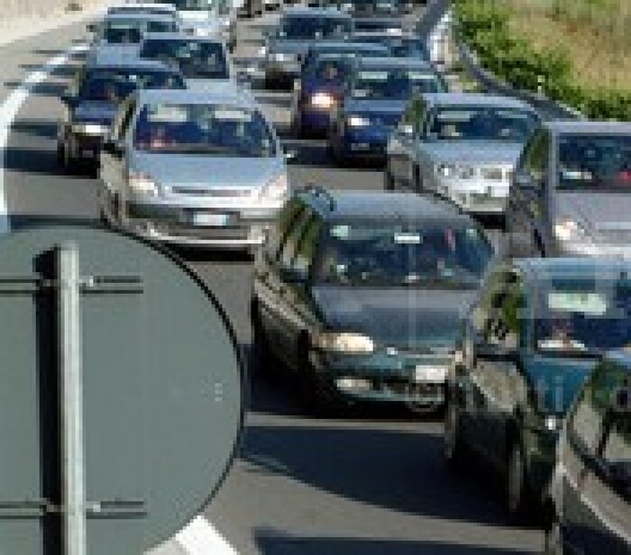 Traffico in A2 Autostrada del