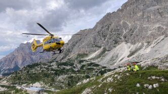 Tragico incidente nelle Dolomi