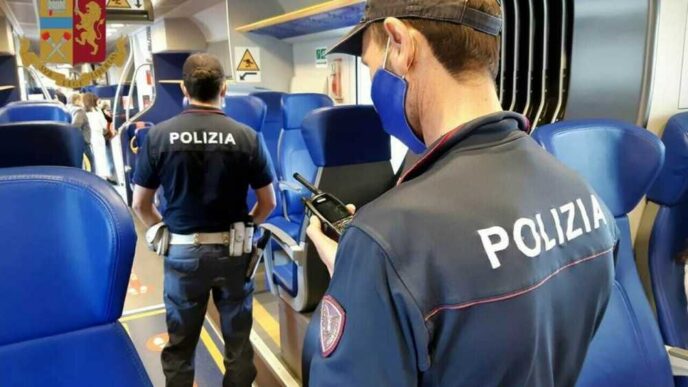 Violenta Lite Su Treno Nettuno