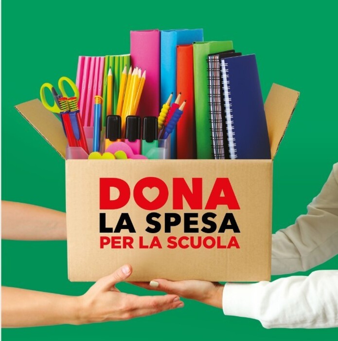 22Dona la spesa per la scuola