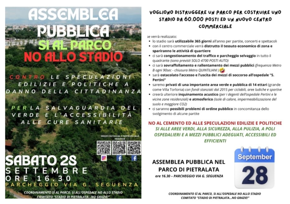 Assemblea pubblica a Tiburtina