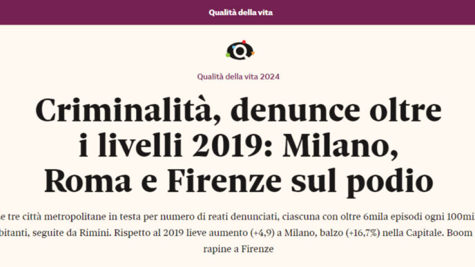 Aumento Dei Reati Nel 2023 Mi