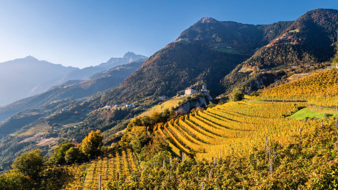 Autunno a Tirolo colori sapo