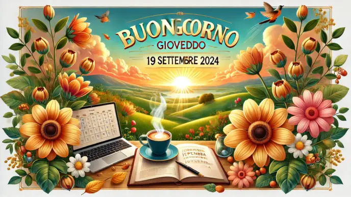 Buongiorno 19 Settembre 2024 Gaeta.it