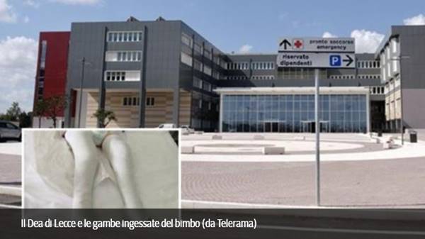 Bambino di 9 anni in ospedale