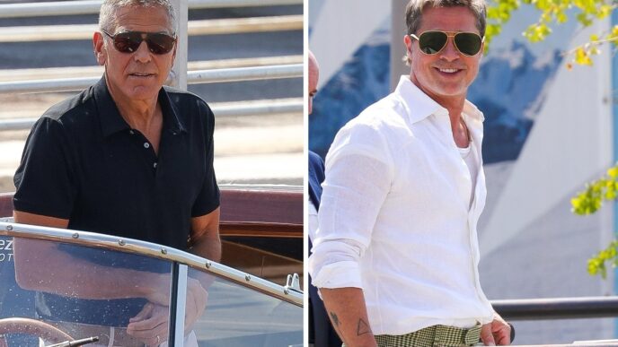 Brad Pitt E George Clooney Pro