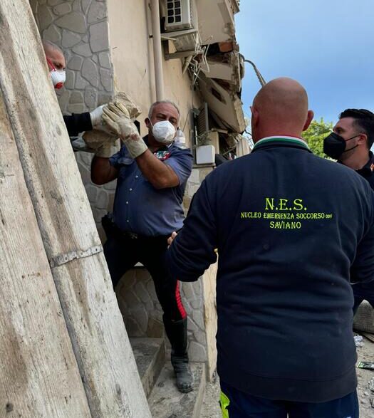 Crollo A Saviano Vigili Del F