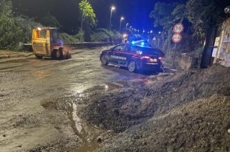 Frana A Gragnano La Pioggia P