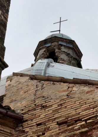 Fulmine Colpisce La Chiesa Del