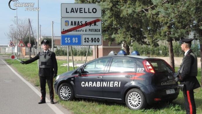 Furto Dauto A Lavello Arrest