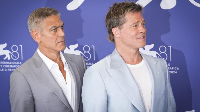 George Clooney E Brad Pitt Sme