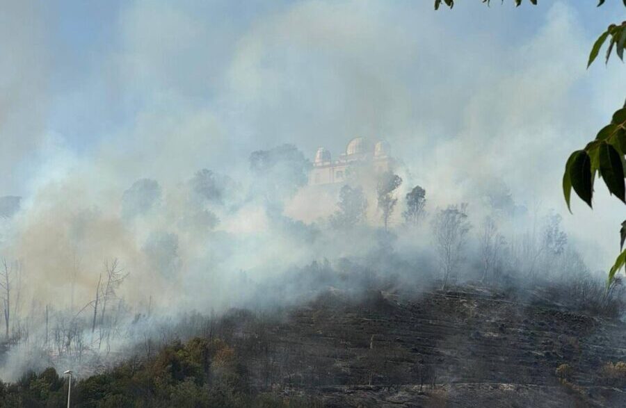 Il Grave Incendio Di Monte Mar