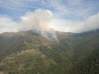 Incendi boschivi in Friuli in