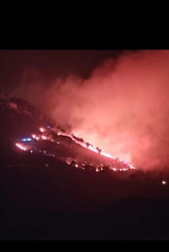 Incendio a Erice rogo aliment