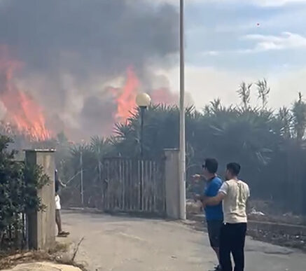 Incendio A Favignana Evacuate