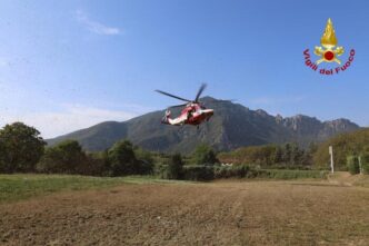 Incendio A Moggio Udinese Fia 1