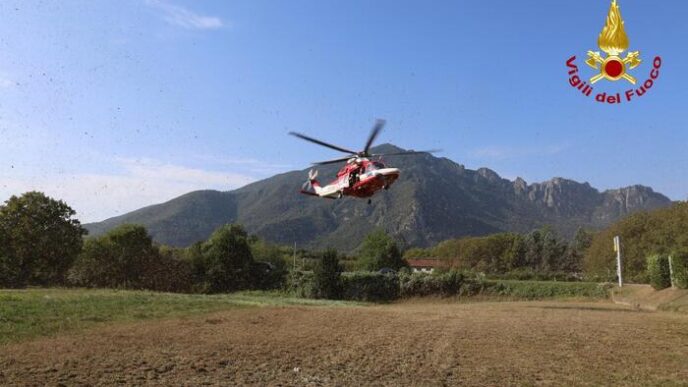 Incendio A Moggio Udinese Fia 1