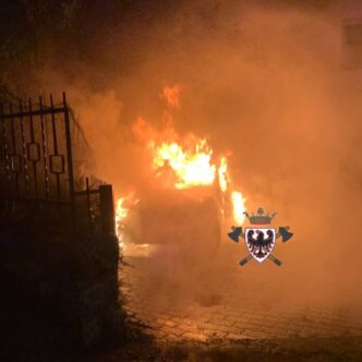 Incendio Notturno A Tuenno Au