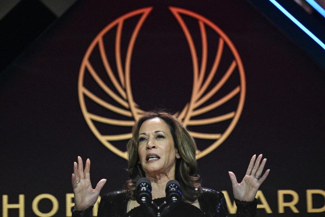 Kamala Harris e lironia sul p