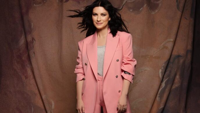 Laura Pausini In Corsa Ai Lati