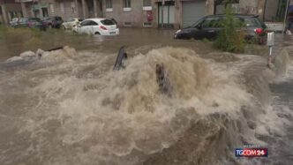 Maltempo in Italia trombe mar