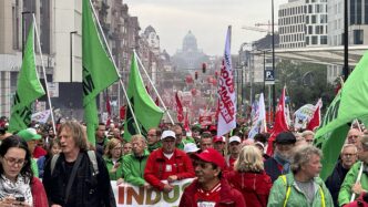 Manifestazione A Bruxelles Ol