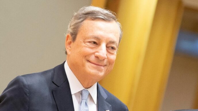 Mario Draghi Ospite Di Marina