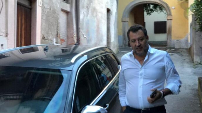 Matteo Salvini In Visita A Umb