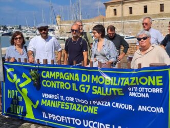 Mobilitazione a Ancona contro