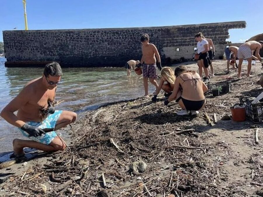 Napoli il maltempo svela la t