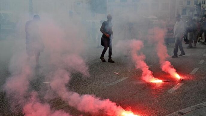 Protesta Antifascista A Genova