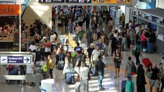 Sciopero al aeroporto di Fiumi